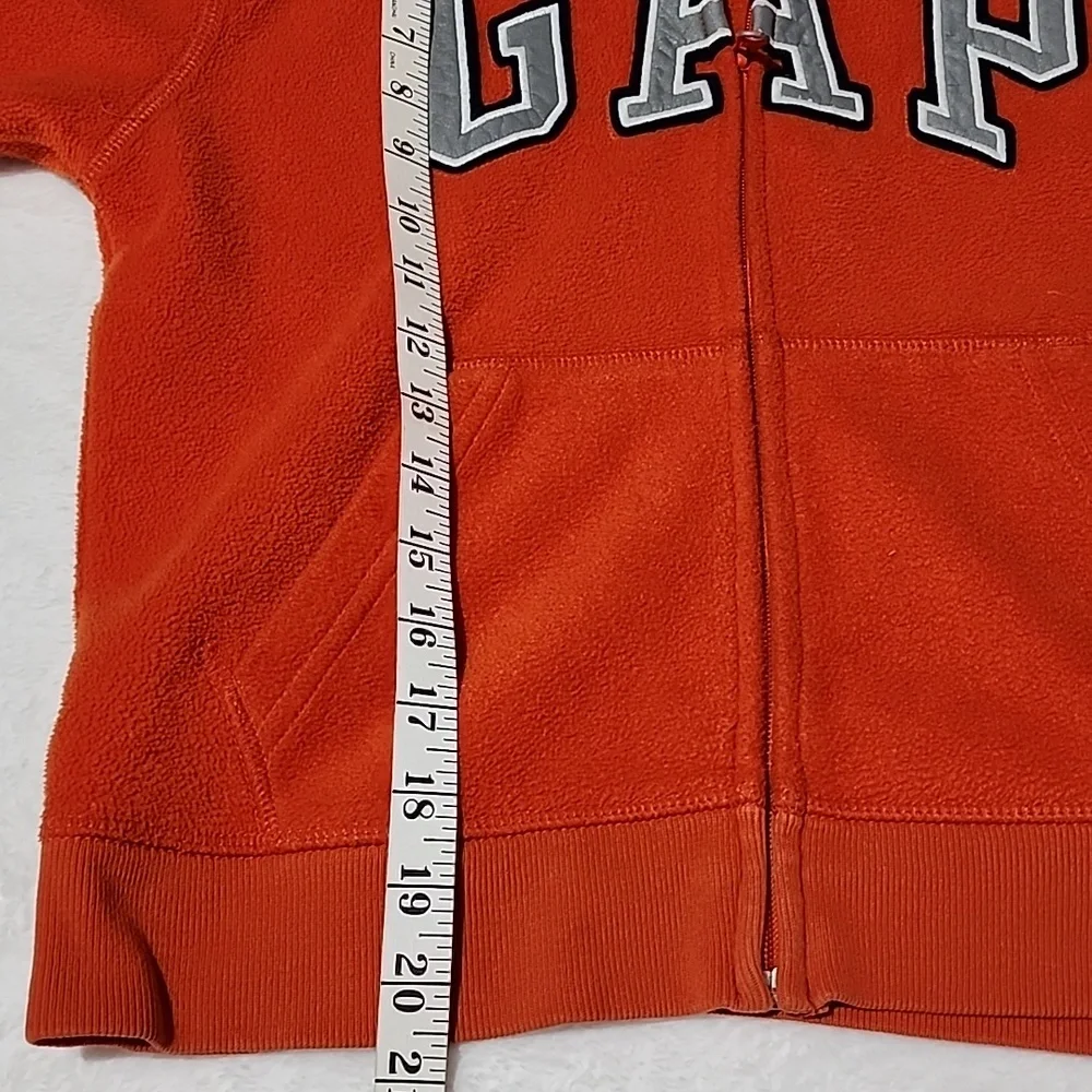 Gap Kids Orange Full Zip Hoodie Sweatshirt Jacket
